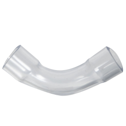 Excelon F-1000 PVC Clear Flexible 90 & 45 Degree Elbows