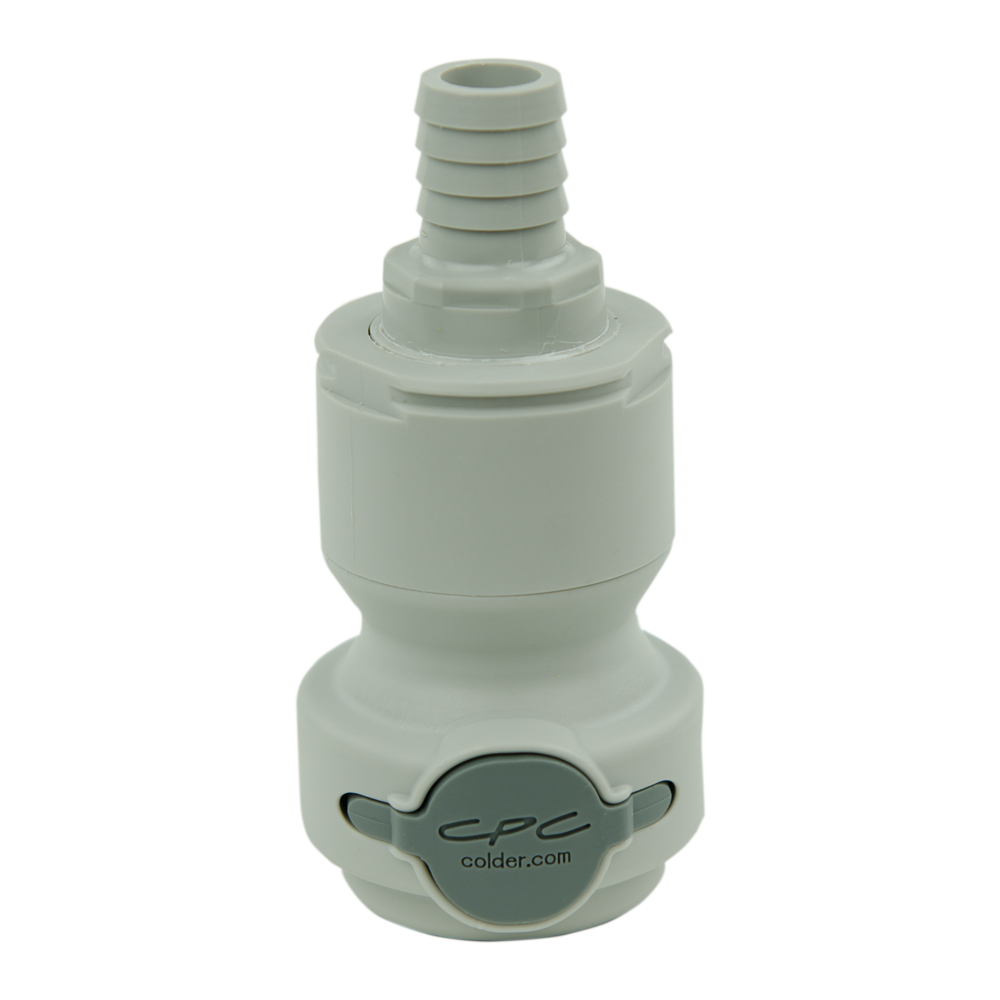 3/4" Hose Barb Valved In-Line CPC™ Non-Spill Coupling Body (Insert Sold Separately)