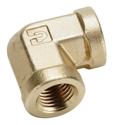 1/8" FNPT Brass Extruded Union 90° Elbow • Parker 2200P-2-2 