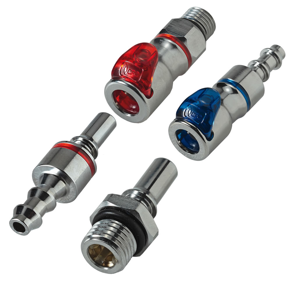 Everis™ LQ2 Series Chrome-Plated Brass Connectors for Liquid Cooling