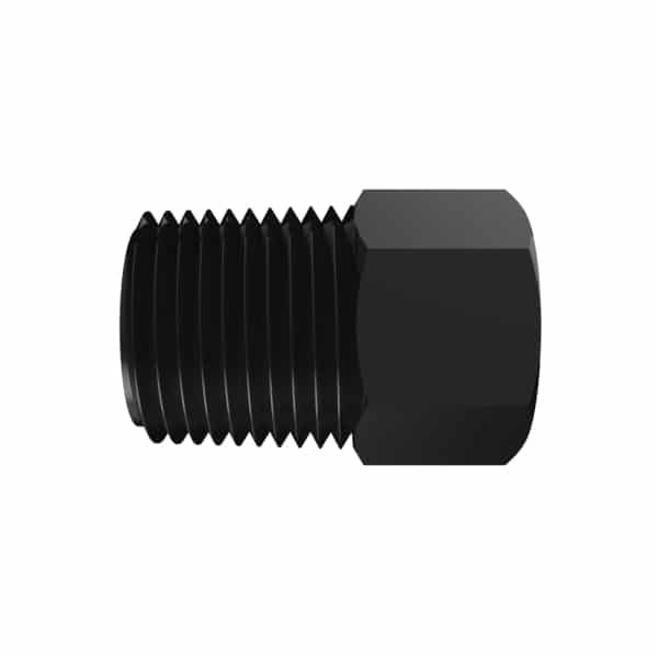 1/8" NPT Black Nylon Threaded Plug U.S. Plastic Corp.