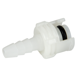 1/8" Hose Barb Acetal In-Line Coupling Insert - Straight Thru (Body Sold Separately)