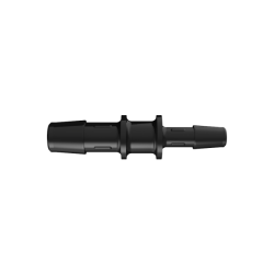 3/8" x 1/4" Tube ID Black Nylon Reduction Coupler