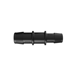3/4" x 5/8" Tube ID Black Nylon Reduction Coupler