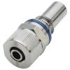 3/8" ID x 1/2" OD Compression Nut Chrome Plated Brass Valve Insert - Blue (Body Sold Separately)