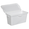 87 Dram White Polypropylene Brick Child-Resistant Container