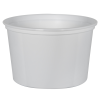 16 oz. White Polypropylene Z-Line Round Container