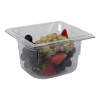 1.6 Quart Clear Polycarbonate Low Temperature 1/6 Food Pan (Cover Sold Separately)