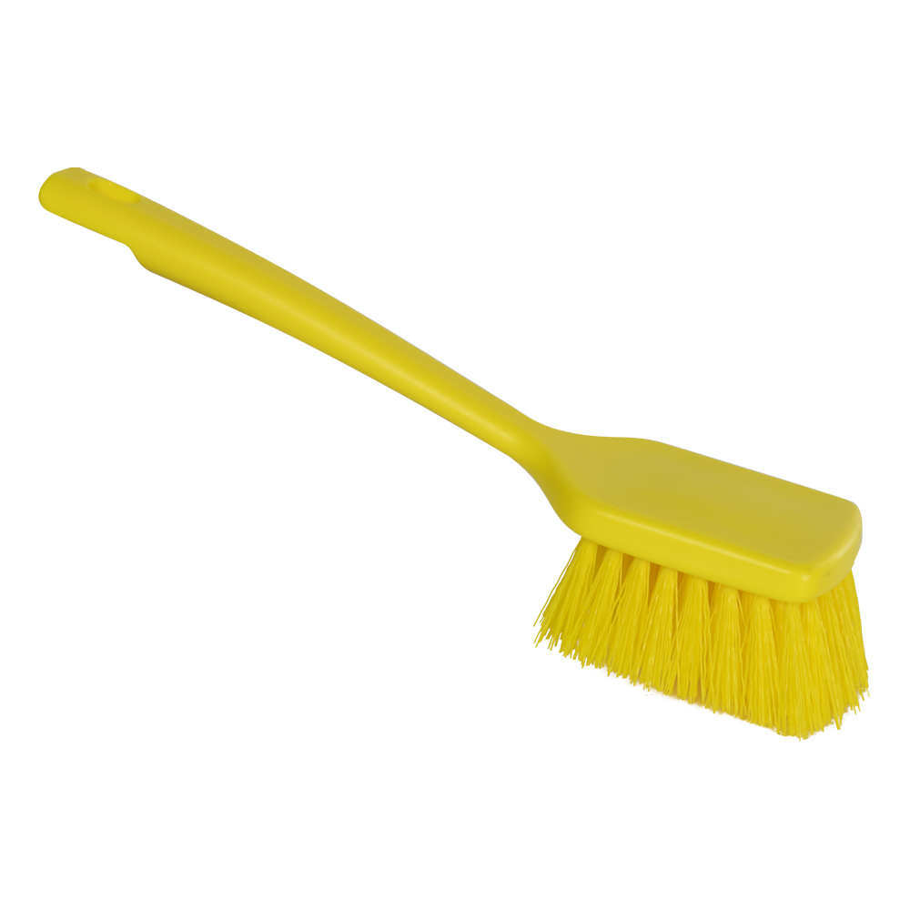 ColorCore Yellow 12" Short Handle Scrub Brush