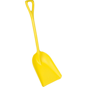 Remco® Yellow Hygienic One-Piece Polypropylene Shovel - 11" x 14" x 38"