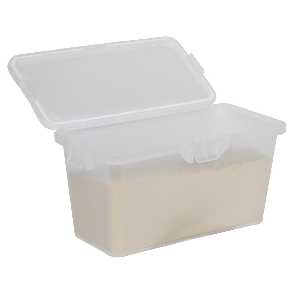 87 Dram Clear Polypropylene Brick Child-Resistant Container