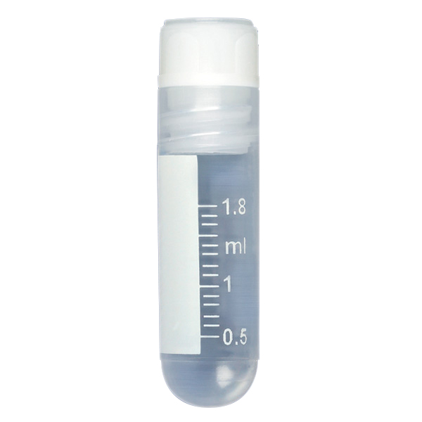 2mL CryoClear™ Vial with Internal Threads, Round Bottom, Non-Standing - Case of 500