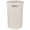 5 Gallon Natural Tamco® Plating Tank with Cover - 10" Dia. x 16" High