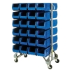 Akro-Mils® Stationary Rack, Storage Bins & Mobile Kit