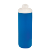 8 oz. Natural HDPE Cylinder Bottle with 24/410 Neck & Round Bottom (Cap Sold Separately)