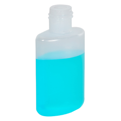 1/2 oz. LDPE Oval Bottle with 15/415 Neck (Cap Sold Separately)