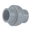 1/2" Light Gray Schedule 80 CPVC Socket Union with FPM Seals