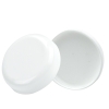 53/400 White Polypropylene Dome Cap with F217 Liner