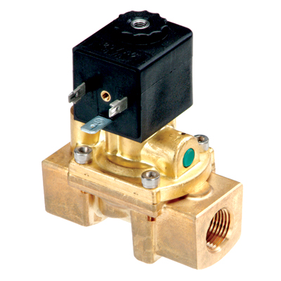 1/2" NPT/12.5mm Air-Sol Brass 2-Way Process Solenoid Valve with 24 VDC