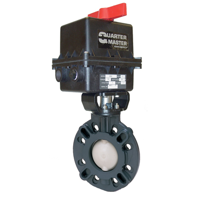 2-1/2" Type 57 Butterfly Valve with Series 94 Electric Actuator