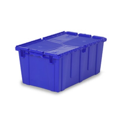 26.9" L x 16.9" W x 12.1" Hgt. Blue Security Shipper Container