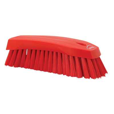 Vikan® Red Scrub Brush with Stiff Bristle