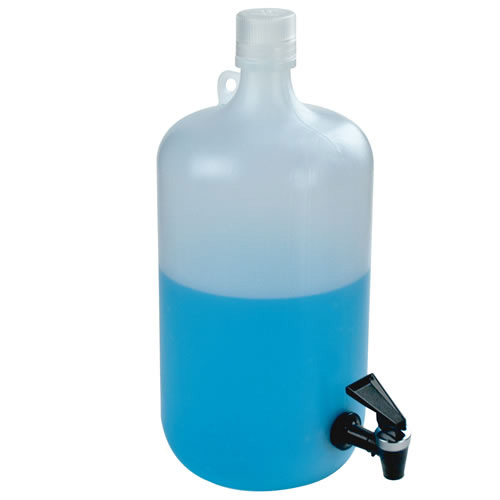 5 Gallon Tamco® Modified Nalgene™ LDPE Carboy with a Fast Draw Off Spigot