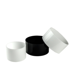 1.5" OD x 1" ID x 1/4" Wall Opaque White Cast Acrylic Tubing