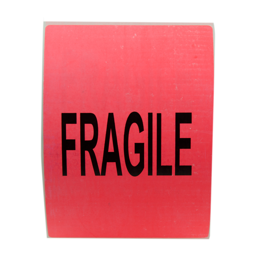 500 per Roll 6 x 6 Fragile Labels 