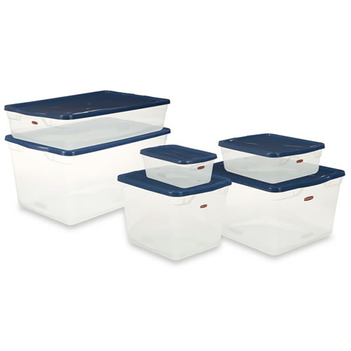 Rubbermaid® Clear Clever Store Basic Boxes U.S. Plastic Corp.