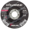 4-1/2" Dia. x 1/4" Thickness x 7/8" Arbor Hole Weiler® Wolverine™ Grinding Wheel - Type 27