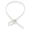 10" - 50 lbs. Natural RETYZ™ Releasable Standard Cable Ties - Pack of 100
