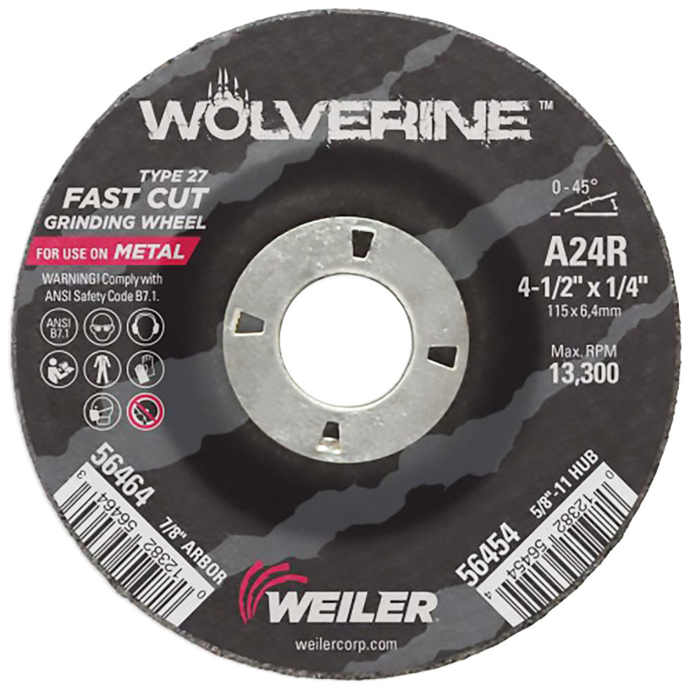 Weiler® Wolverine™ Grinding Wheels