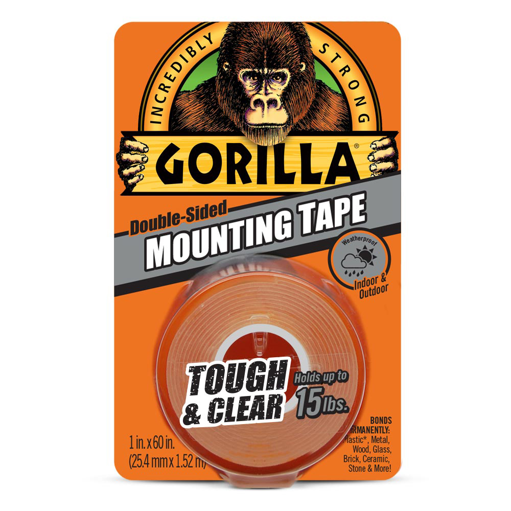 1" W x 150" L Gorilla Tough Clear Mounting Tape