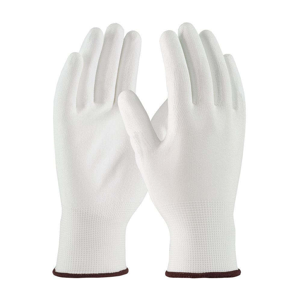 Extra Small White Polyurethane Reusable Gloves