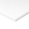 High Density Polyethylene Standard Tolerance Opaque White 1/4 Thickness 24 Width Sheet HDPE 36 Length UL 94HB 