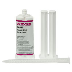 Plexus MA310 Adhesive Kit - 50mL Cartridge, Mixing Nozzle & Manual Plunger