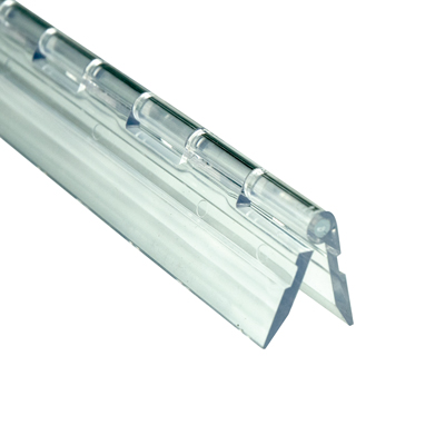 1-3/4" x 6" Clear Acrylic DR® Piano Hinge
