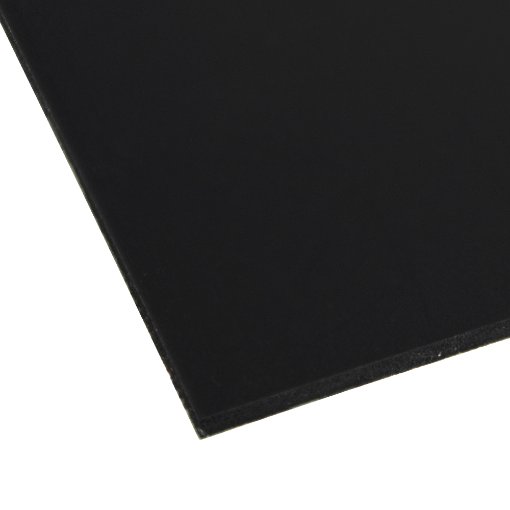 0.240" x 24" x 24" Black Expanded PVC Sheet