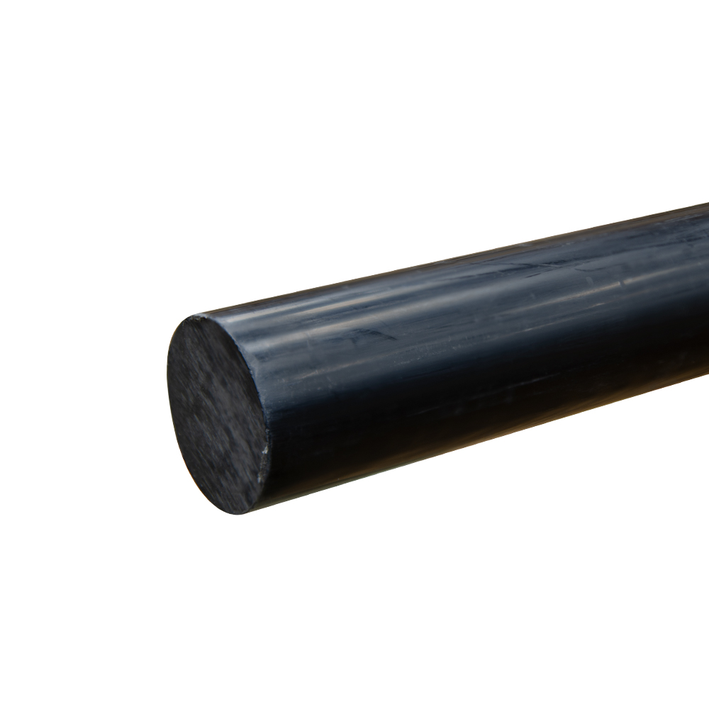 1-7/8" Black PVC Rod
