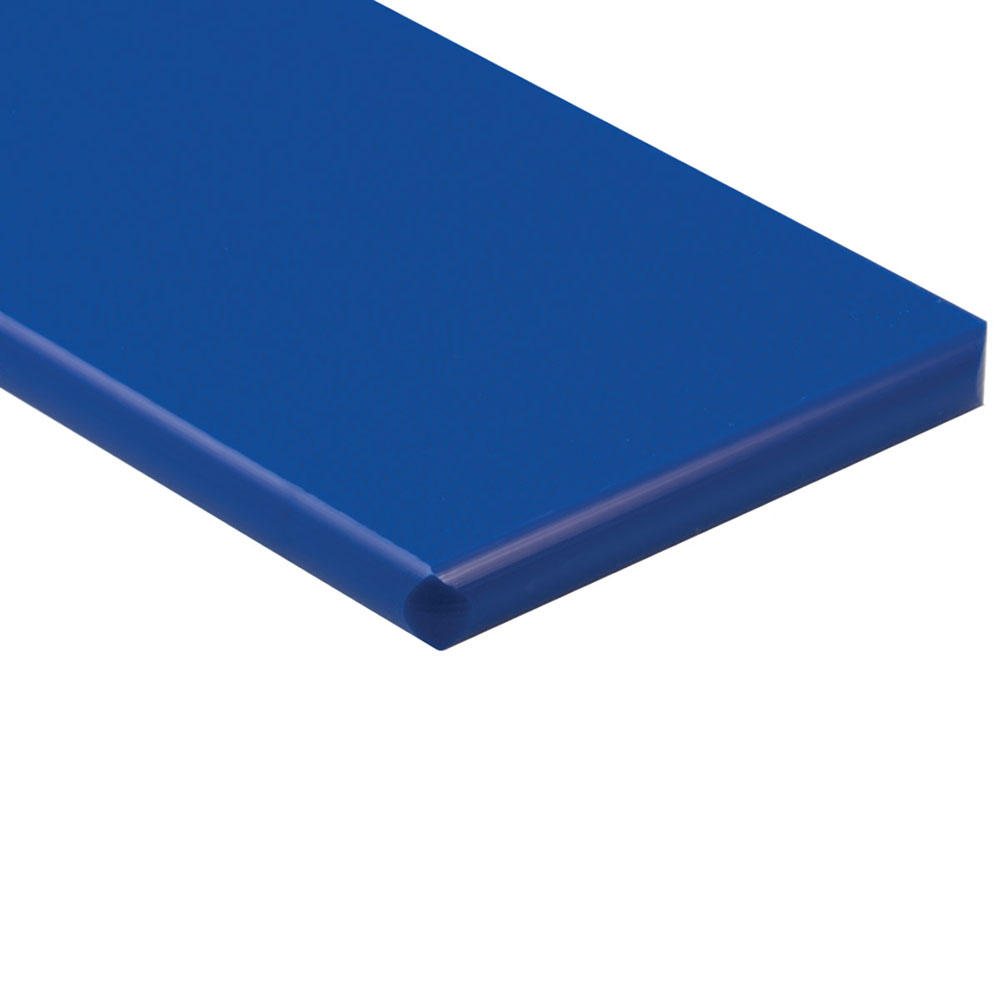 1/2" x 24" x 24" Blue ColorBoard® HDPE Sheet