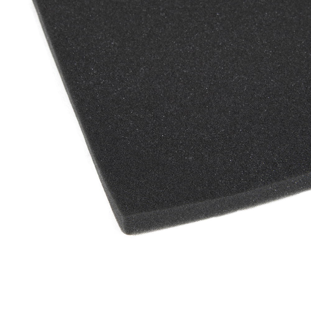 48x48x1 Sure-Fit 1-Inch Black Poly Foam