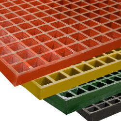 Fibergrate® Fiberglass Square Mesh Grating