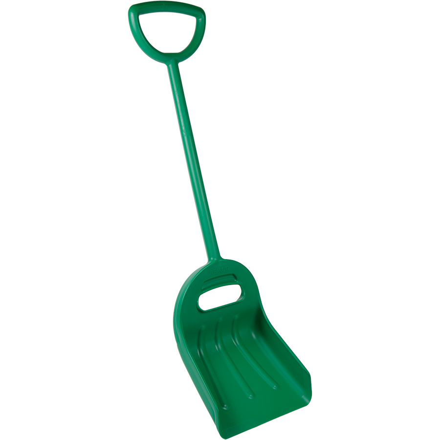 Green One-Piece Ergonomic Shovel
