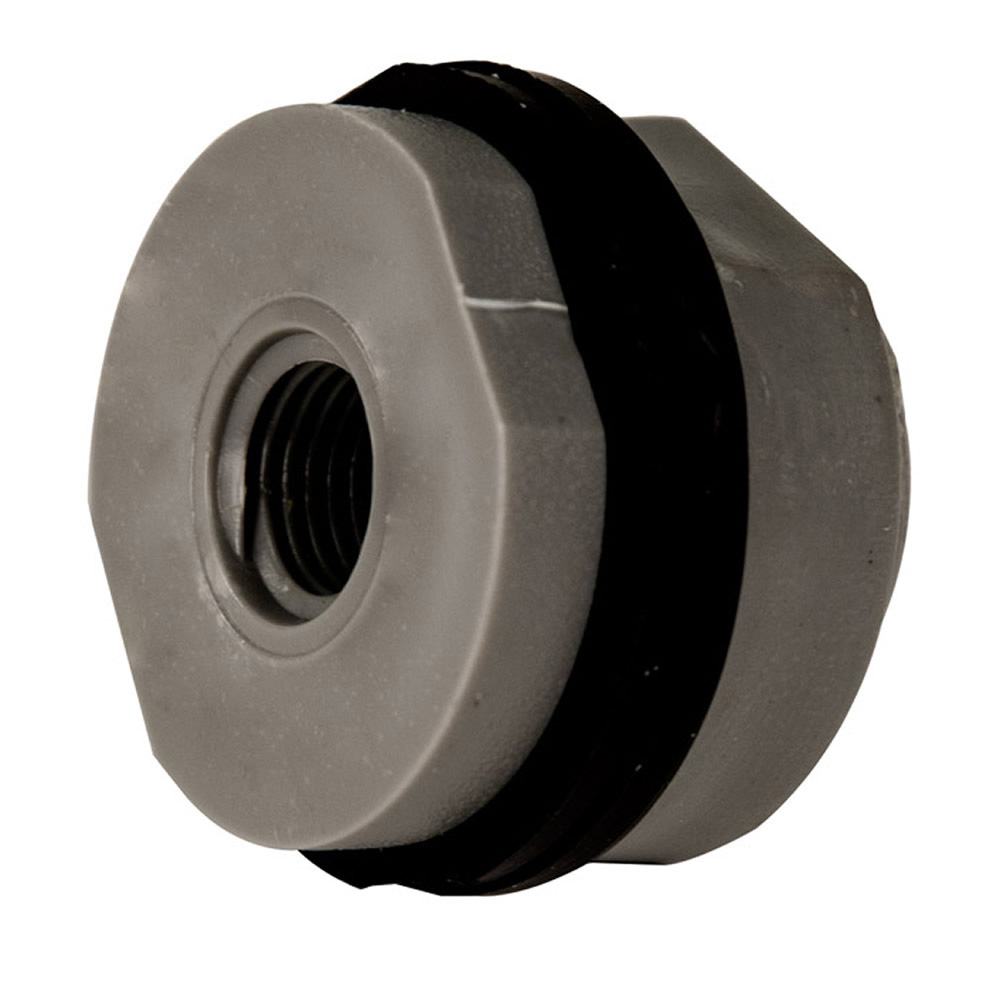1/4" Loose PVC Tank Fitting with Santoprene® Gaskets 11/8" Hole Size