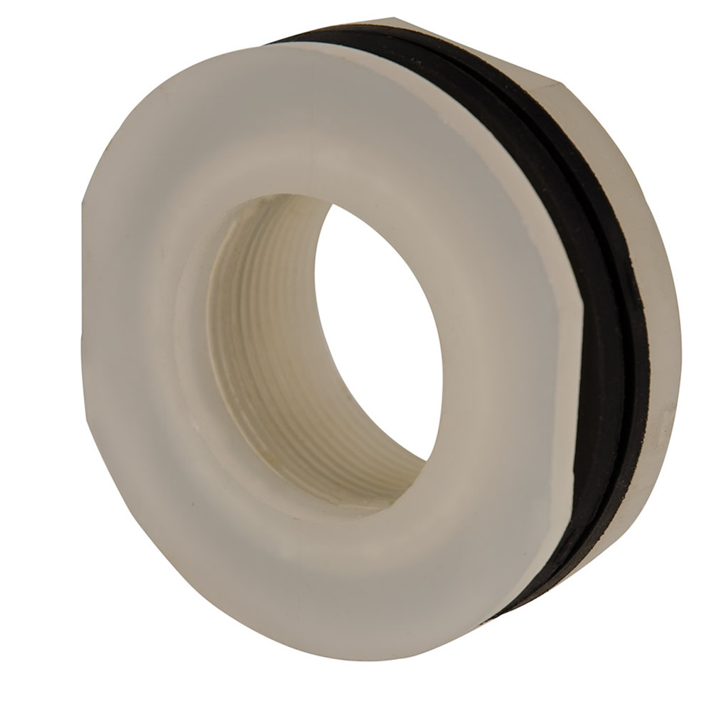 1 1 2 Loose PP Tank Fitting With Santoprene Gaskets 2 1 4 Hole 1-1-2-loose-pp-tank-fitting-with-santoprene-gaskets-2-1-4-hole