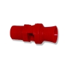 1/4" Red Polypropylene BEX® Mini Tank Mixing Eductor with 0.059" Orifice