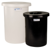 3/4 Gallon Natural Tamco® Can with Cover - 5" Dia. x 7" High