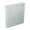3 Gallon Natural Polyethylene Tamco® Tank - 18" L x 2" W x 18" Hgt. (Cover Sold Separately)