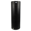 135 Gallon Tamco® Vertical Black PE Tank with 8" Lid & 2" Fitting - 24" Dia. x 76" High